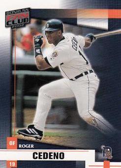 Roger Cedeno #78 Baseball Cards 2002 Donruss Fan Club