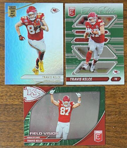 Travis Kelce #5 Football Cards 2024 Panini Donruss Elite Field Vision