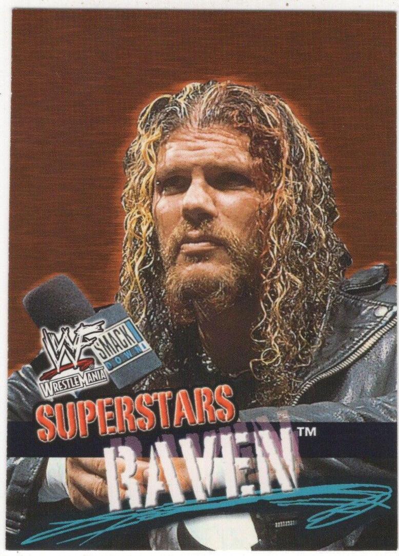 Raven #5 Wrestling Cards 2001 Fleer WWF Wrestlemania
