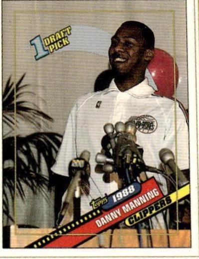 Danny Manning Basketball Cards 1992 Topps Archives Master Photos
