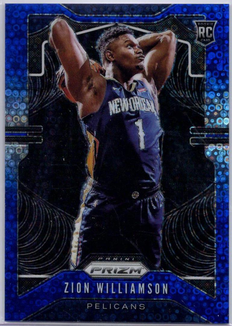 Zion Williamson [Fast Break Prizm Blue] #248 Prices | 2019 Panini