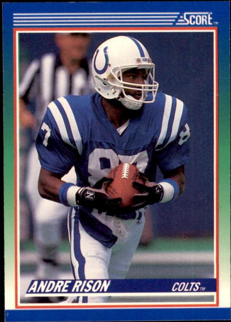 Andre Rison #87 Football Cards 1990 Panini Score