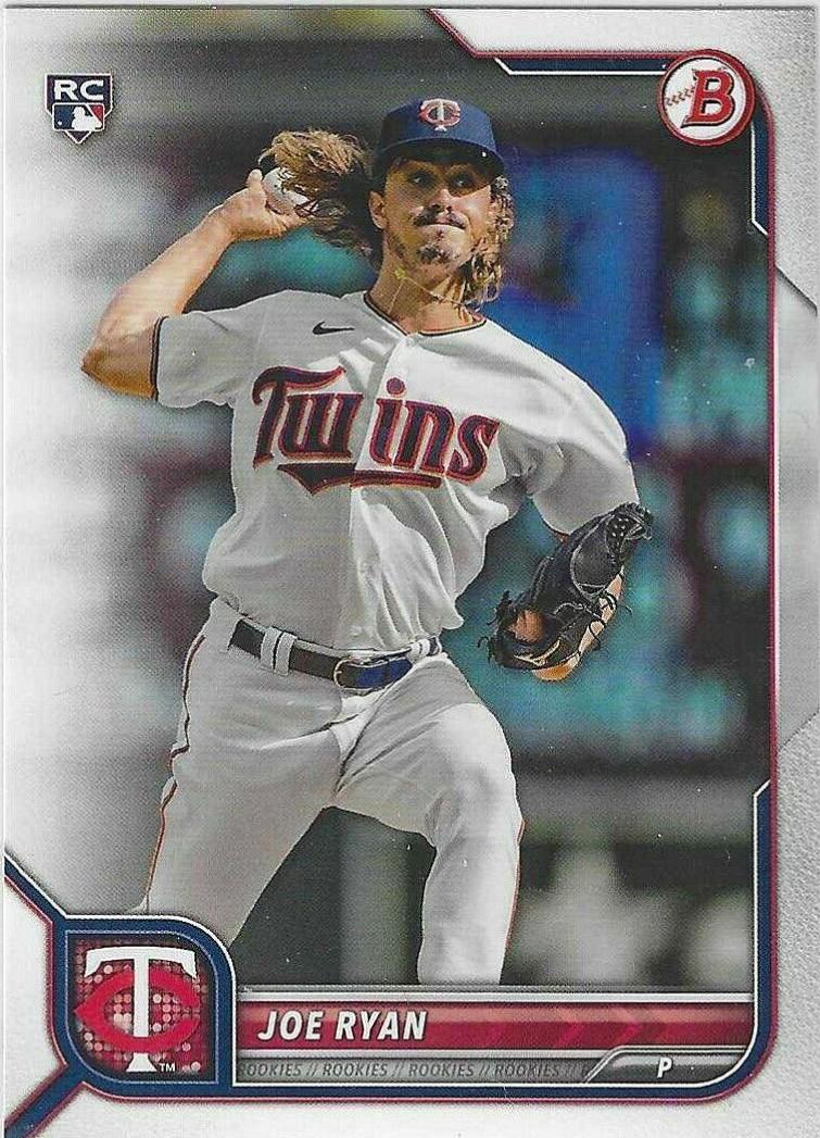 Joe Ryan #56 Baseball Cards 2022 Bowman