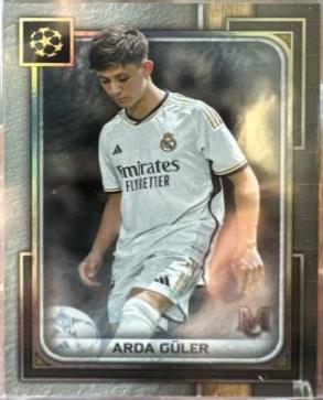 Arda Guler #7 Soccer Cards 2023 Topps Museum UCL