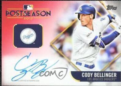 Cody Bellinger #PSPA-CB Baseball Cards 2018 Topps Postseason Performance Autographs