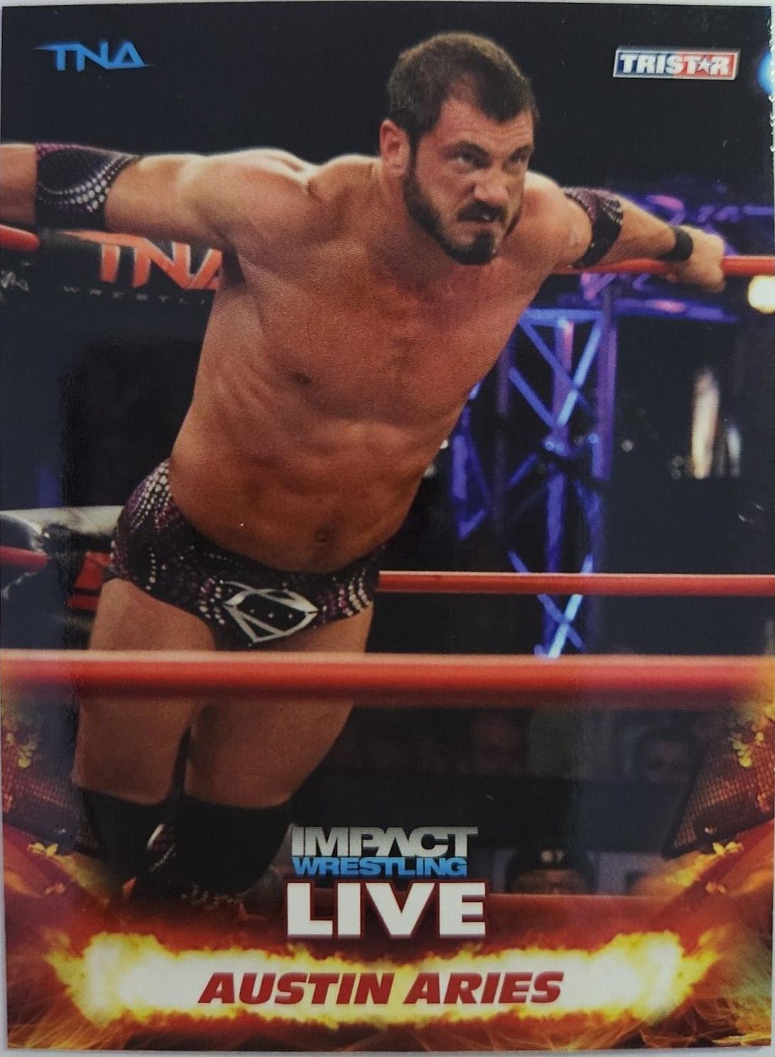 Austin Aries #6 Wrestling Cards 2013 TriStar TNA Impact Live
