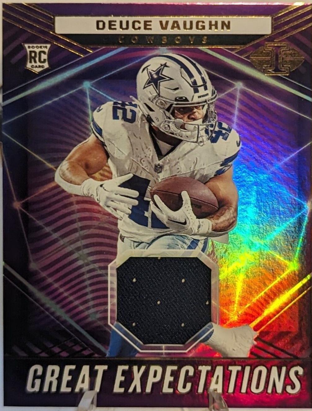 Deuce Vaughn #GE-DVA Football Cards 2023 Panini Illusions Great Expectations