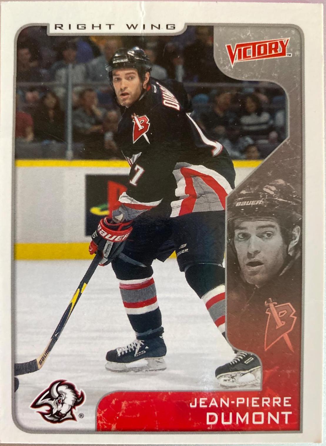 Jean-Pierre Dumont #42 Hockey Cards 2001 Upper Deck Victory