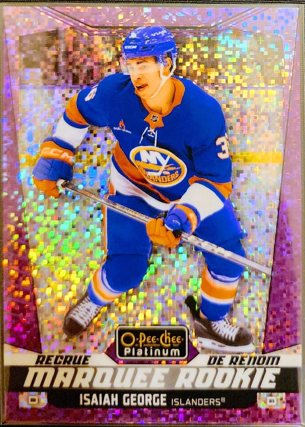 Isaiah George [Violet Pixels] #297 Prices | 2024 O-Pee-Chee Platinum ...