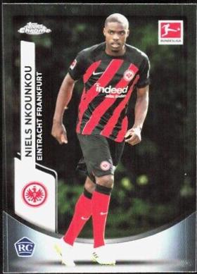 Niels Nkounkou #32 Soccer Cards 2023 Topps Chrome Bundesliga