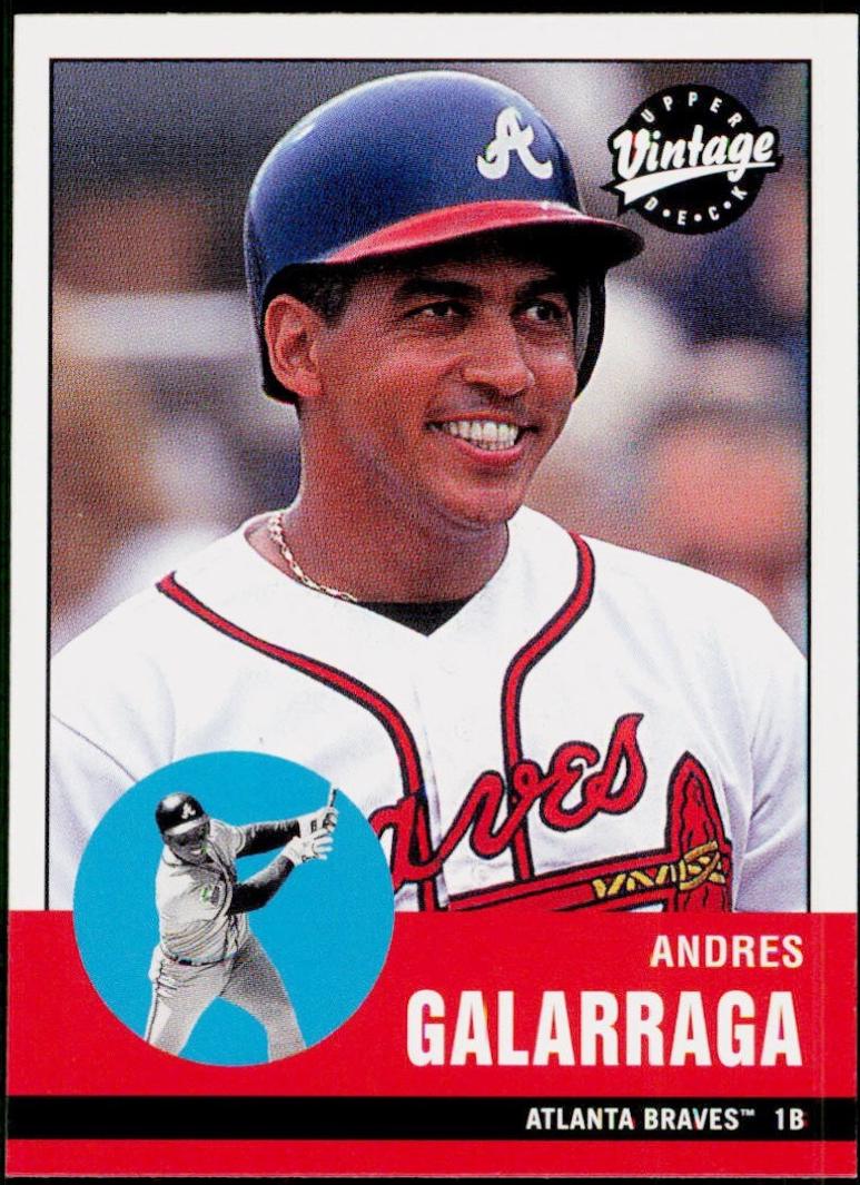 Andres Galarraga #177 2001 Upper Deck Vintage Baseball