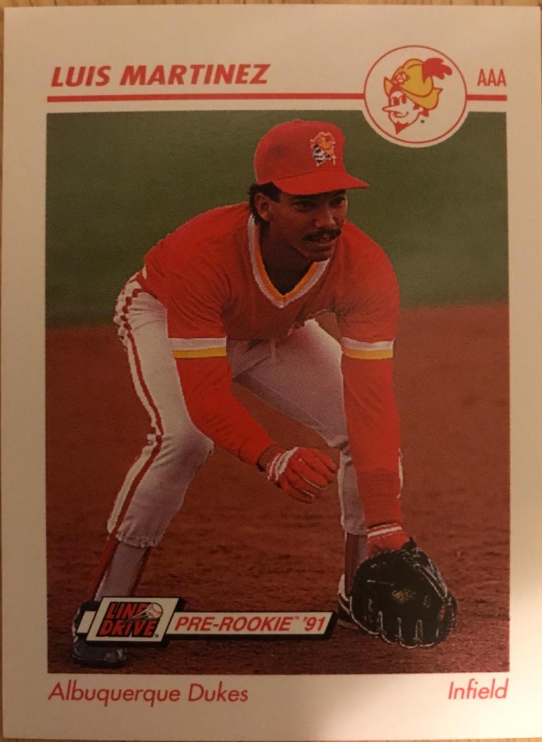 Luis Martinez #14 Baseball Cards 1991 Impel Line Drive