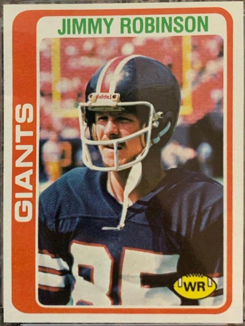 Jimmy Robinson #139 Football Cards 1978 Topps