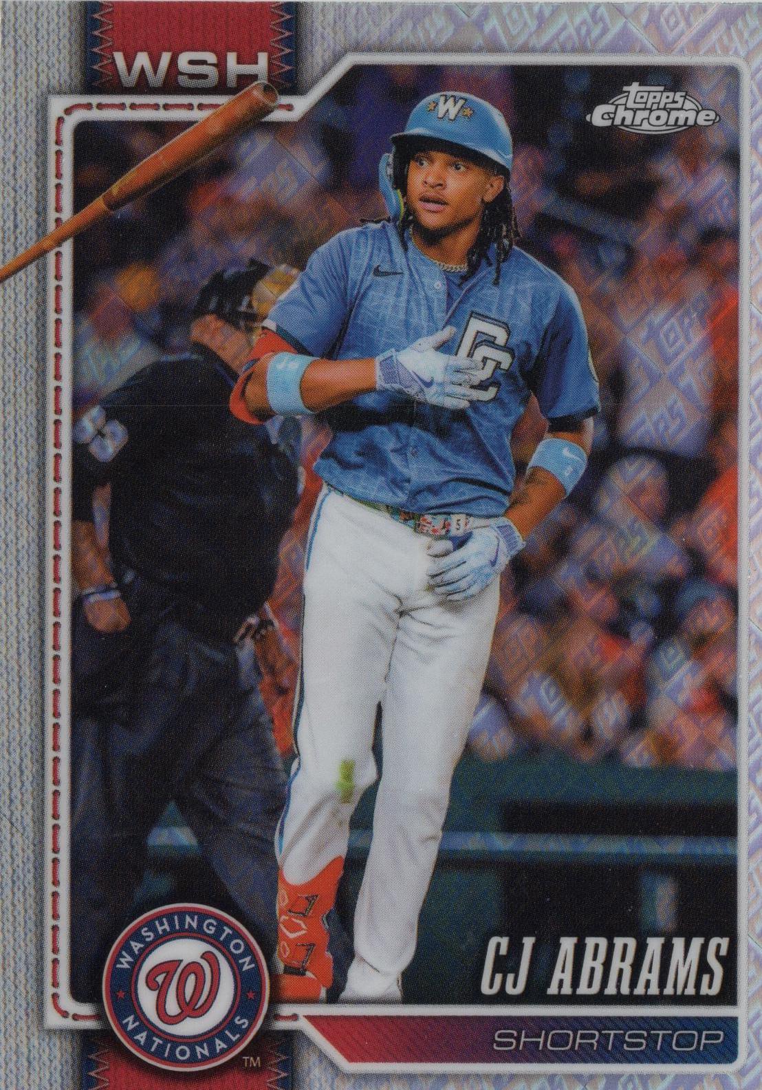 CJ Abrams [Topps Refractor] (2026 Topps Chrome)