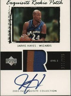Jarvis Hayes Autograph Patch