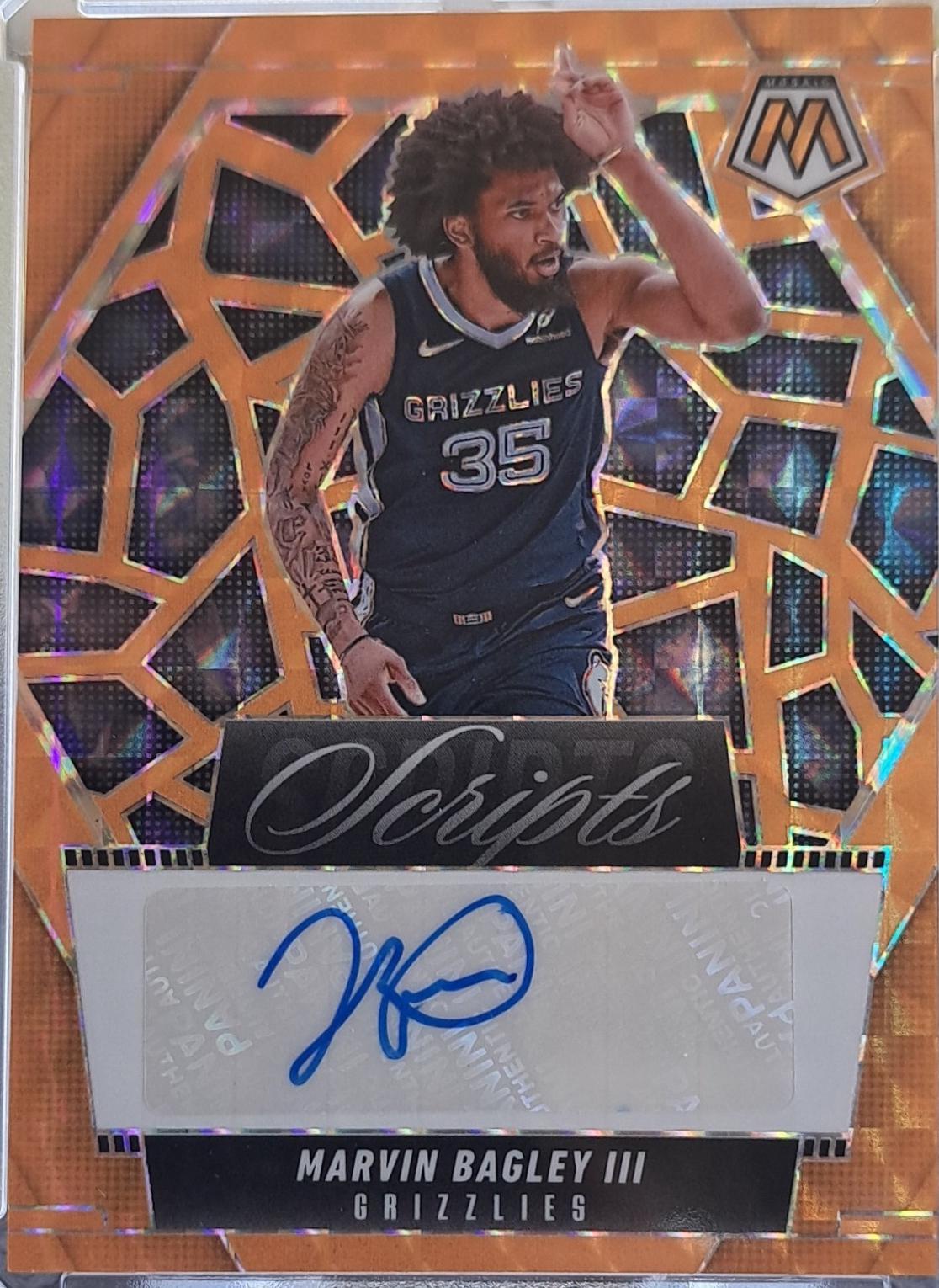 Marvin Bagley III [Orange Fluorescent] #MS-MBT