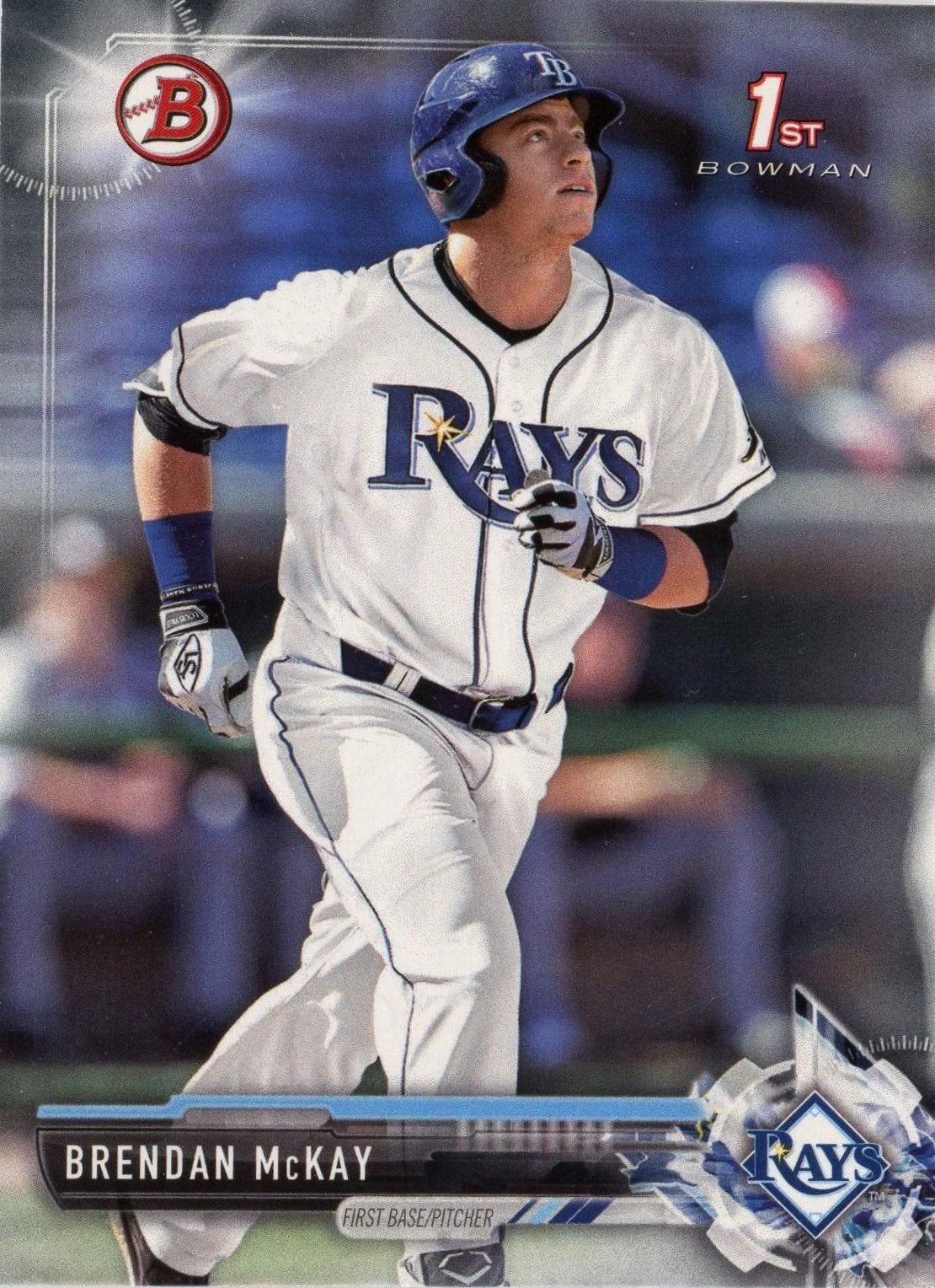 Brendan McKay #BD100 Baseball Cards 2017 Bowman Draft