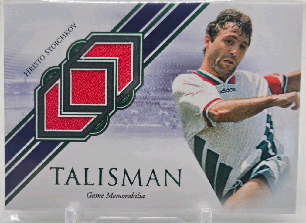 Hristo Stoichkov #TM22 2023 Futera Unique Talisman Relics Soccer
