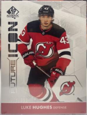 Luke Hughes #FI-15 Hockey Cards 2023 SP Authentic Future Icon