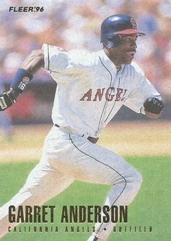 Garret Anderson #42 Baseball Cards 1996 Fleer