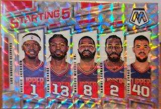 Ivica Zubac, Kawhi Leonard, Marcus Morris Sr. , Paul George, Reggie Jackson