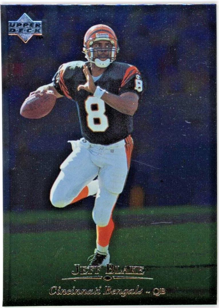 Jeff Blake #36 Football Cards 1996 Upper Deck Silver