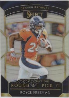 Royce Freeman #RS-14 Football Cards 2018 Panini Select Rookie Selections