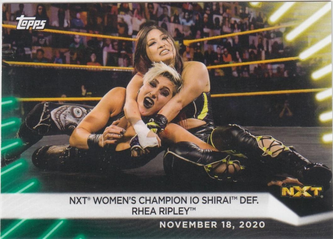 NXT Women's Champion Io Shirai def. Rhea Ripley [Green] #97
