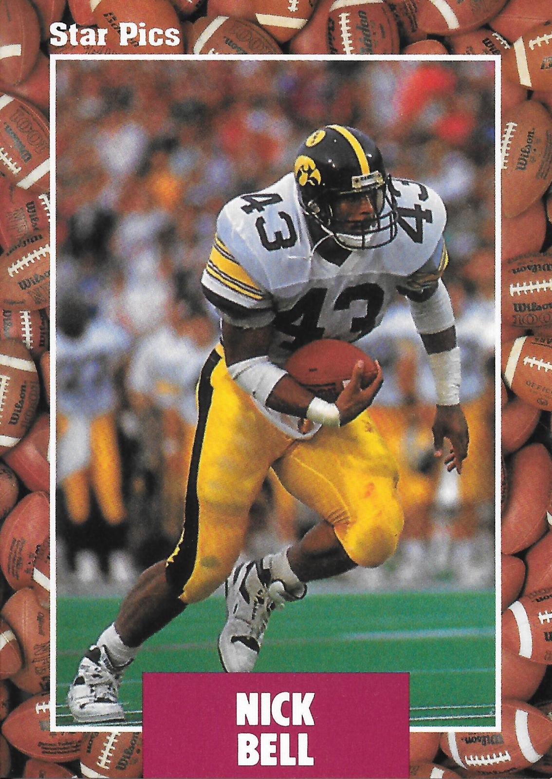 Nick Bell #3 Football Cards 1991 Star Pics