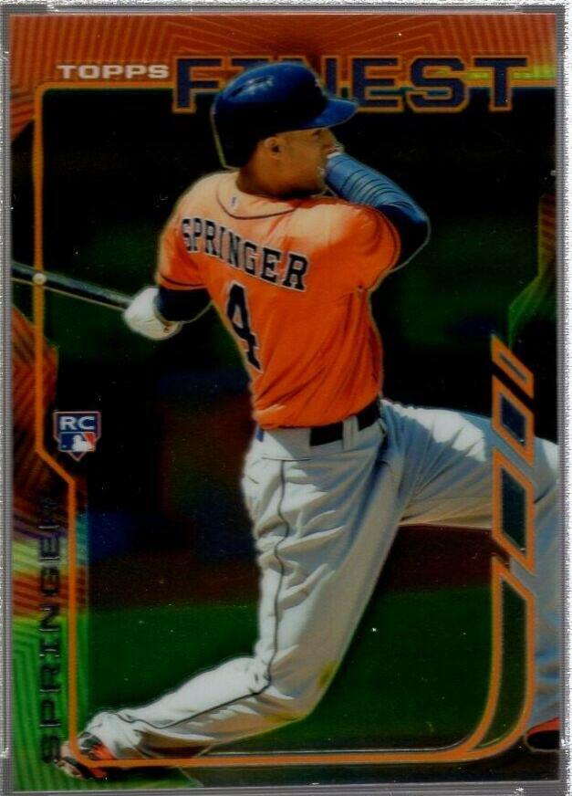 George Springer #39 Baseball Cards 2014 Finest