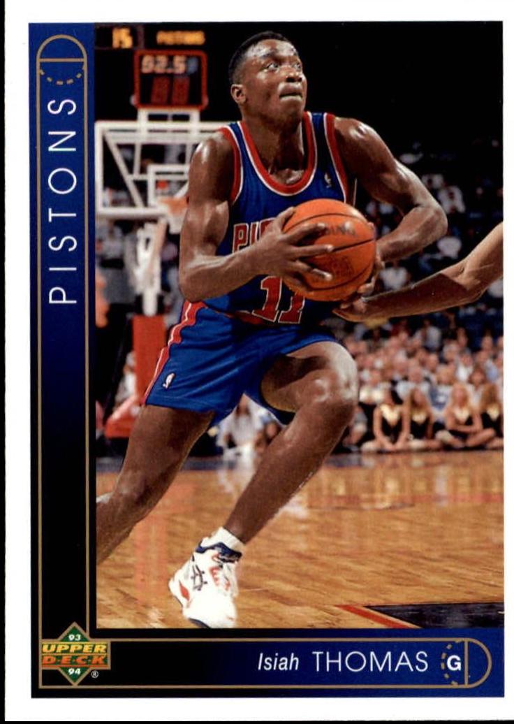 Isiah Thomas #264 Basketball Cards 1993 Upper Deck