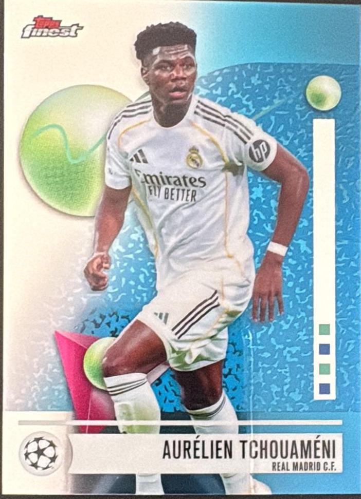 Aurelien Tchouameni #189 2025 Topps Finest UEFA