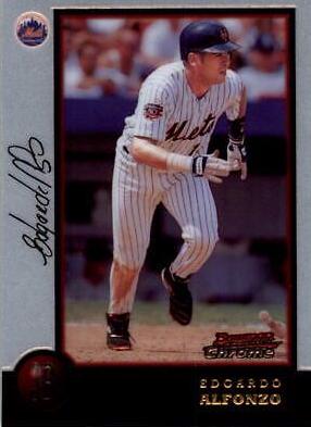 Edgardo Alfonzo #34 Baseball Cards 1998 Bowman Chrome