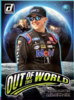 John Hunter Nemechek #OW-JHN Racing Cards 2023 Panini Donruss NASCAR Out of this World