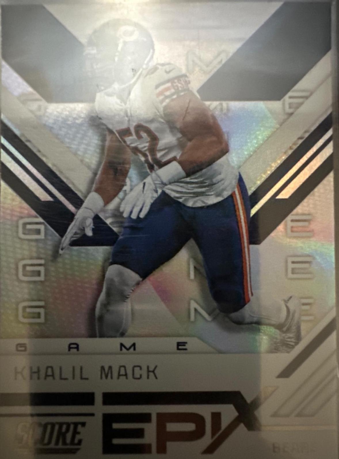 Khalil Mack #EG-2 Football Cards 2019 Panini Score Epix