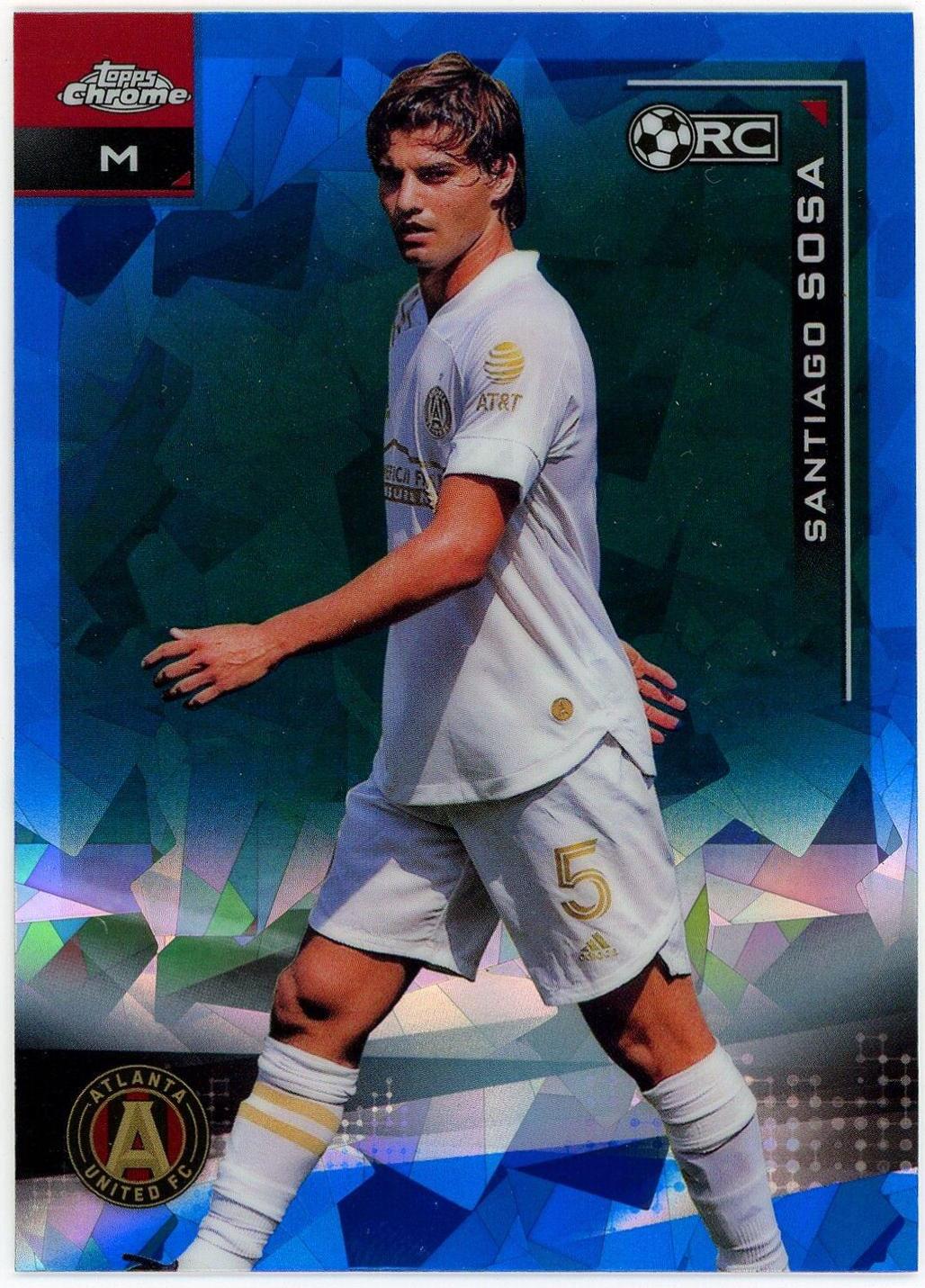 Santiago Sosa #6 Soccer Cards 2021 Topps Chrome MLS Sapphire