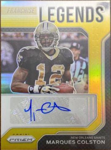 Marques Colston [Gold Prizm] #FLS-MC