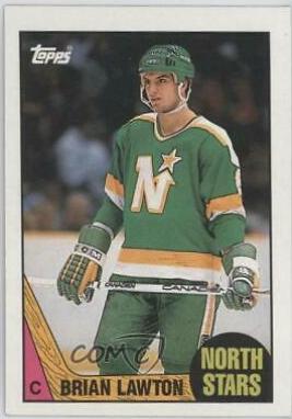 Brian Lawton #145 Hockey Cards 1987 Topps