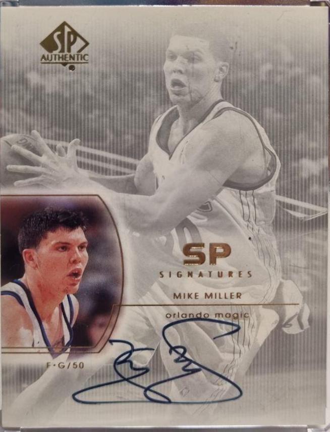 Mike Miller #MM Basketball Cards 2002 SP Authentic SP Signatures