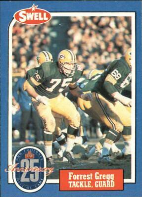 Forrest Gregg #45 Football Cards 1988 Swell Greats