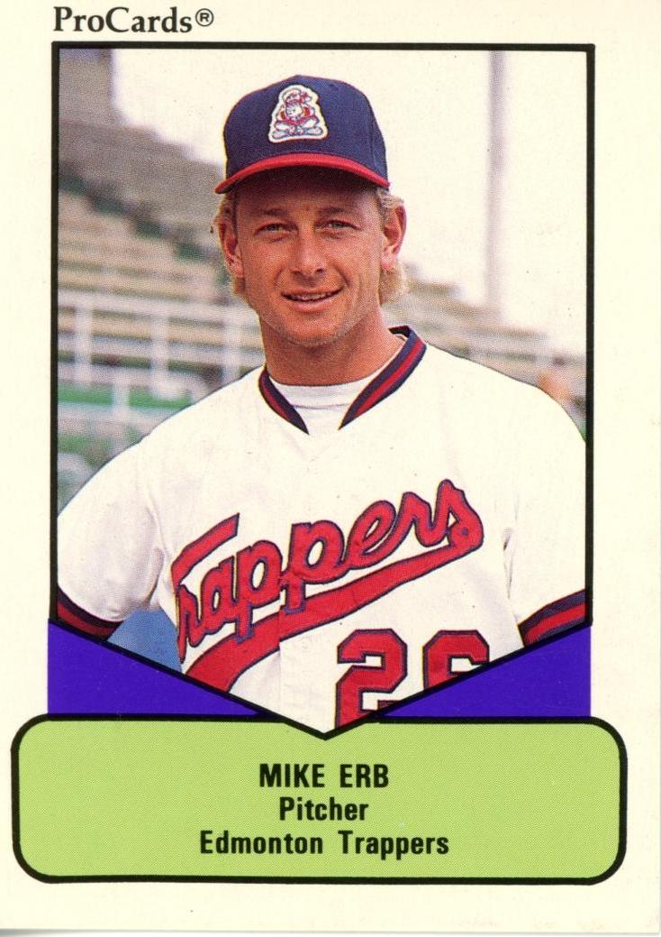 Mike Erb #89 Baseball Cards 1990 ProCards AAA
