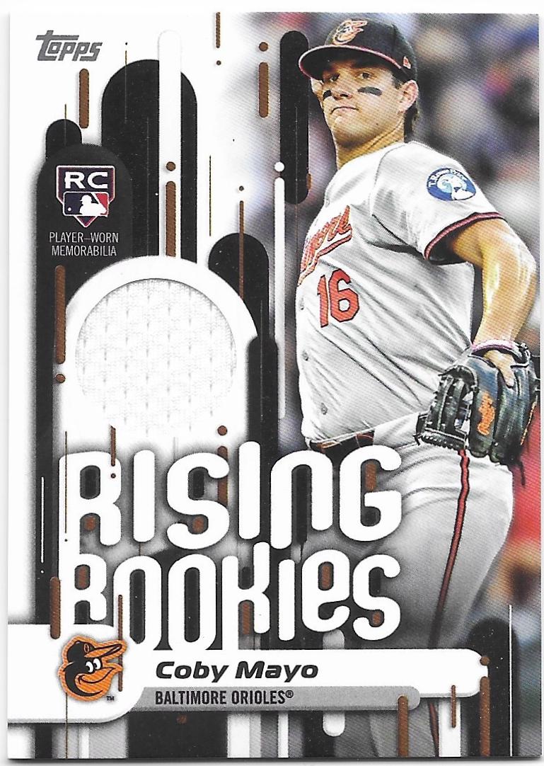 Coby Mayo #RRR-CM 2025 Topps Update Rising Rookie Relics Baseball