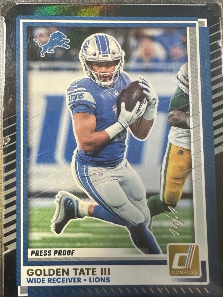 Golden Tate III [Press Proof Black Die-Cut] #174