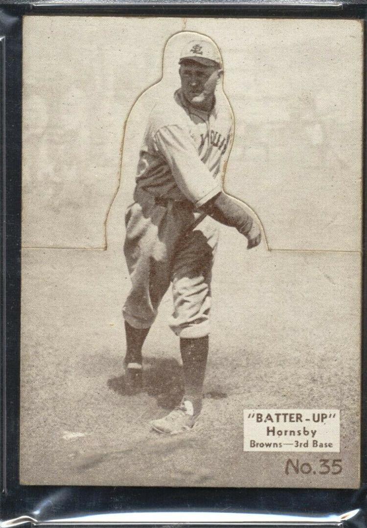 Rogers Hornsby #35 Baseball Cards 1934 Batter Up