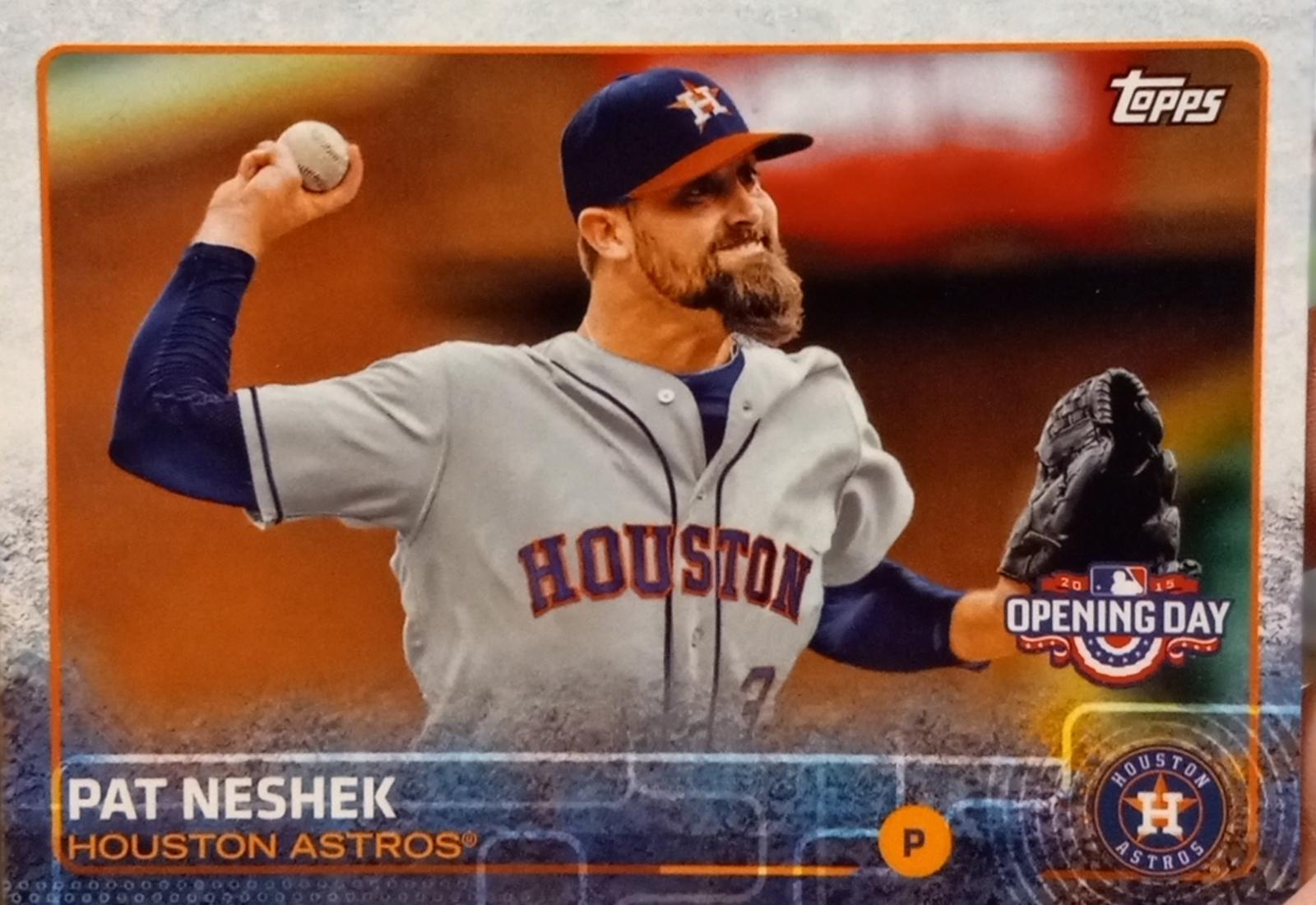 Pat Neshek #10 Baseball Cards 2015 Topps Opening Day