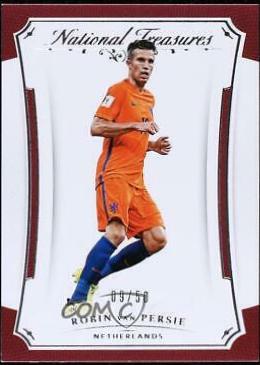 Robin van Persie #97 Soccer Cards 2018 Panini National Treasures