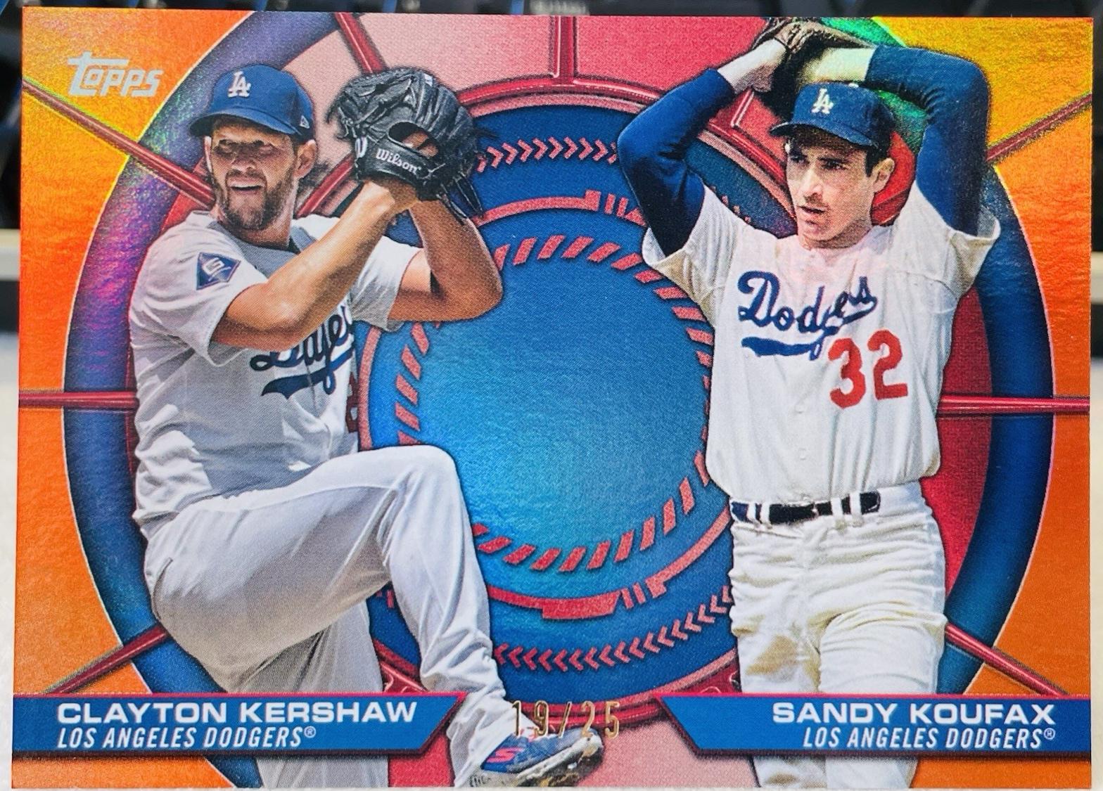 25 Orange Foil 2025 Dodgers MLB Topps NOW Road To Opening Day RTOD