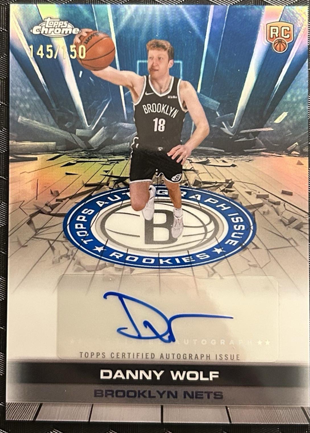 Danny Wolf [Refractor Blue] #TAIR-DW