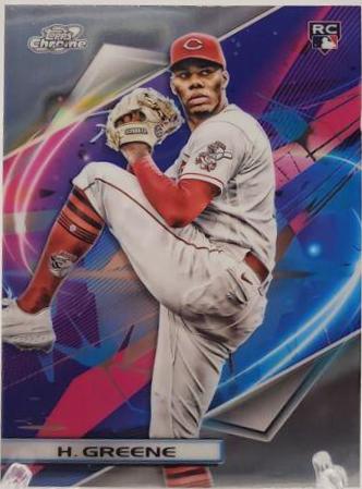 Hunter Greene #168 Baseball Cards 2022 Topps Cosmic Chrome