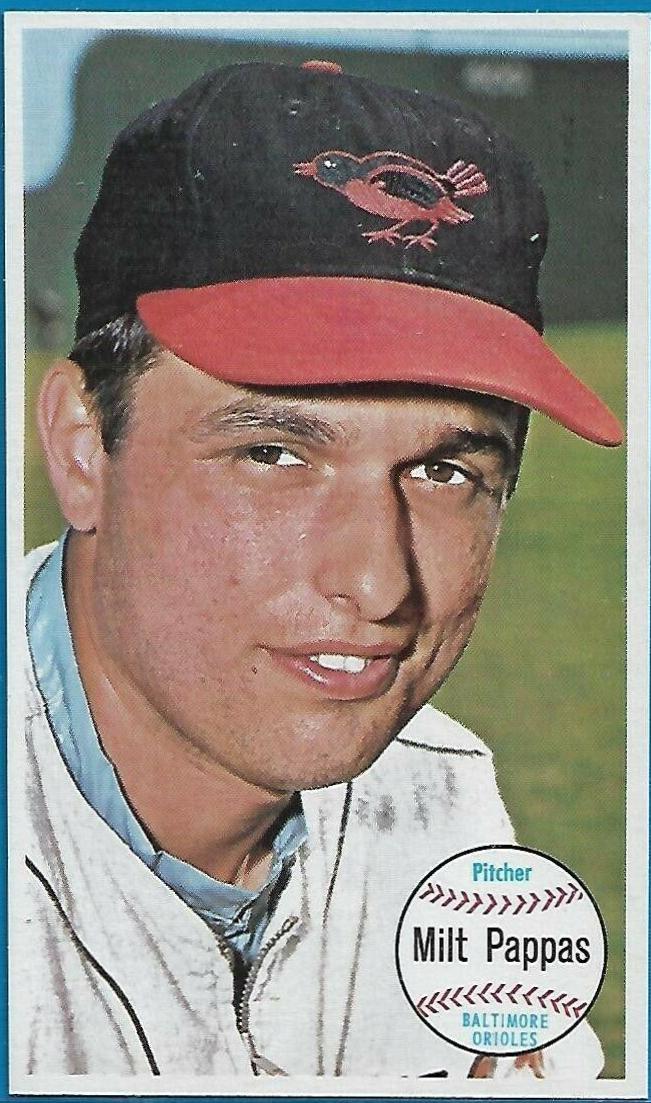 Milt Pappas #5 Baseball Cards 1964 Topps Giants
